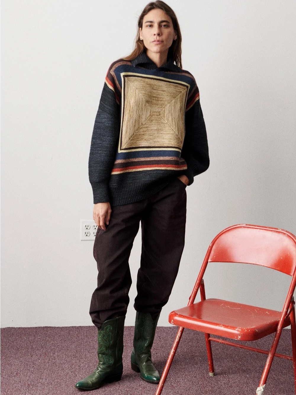 ISO Misha and Puff Log Cabin Sweater
